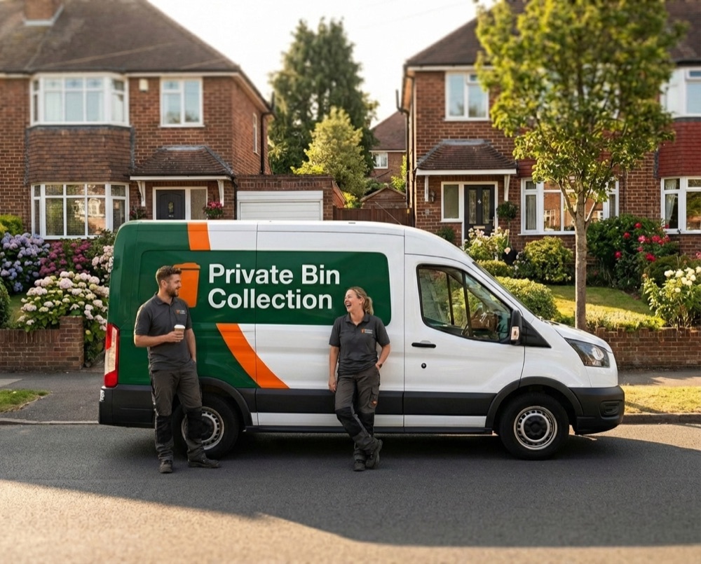 Private bin collection team serving Worthing and West Sussex
